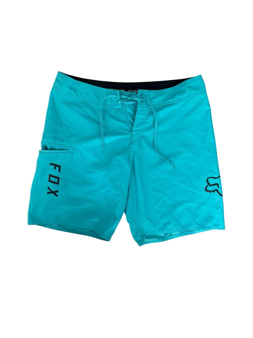 Fox Racing Overhead Wrap Boardshorts Mens Size 32 Drawstring Swim Beach Y2K